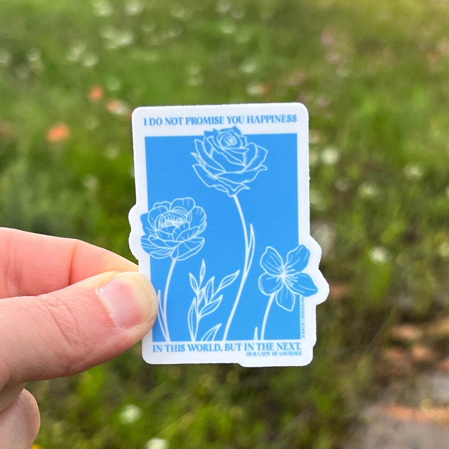 Our Lady of Lourdes Sticker