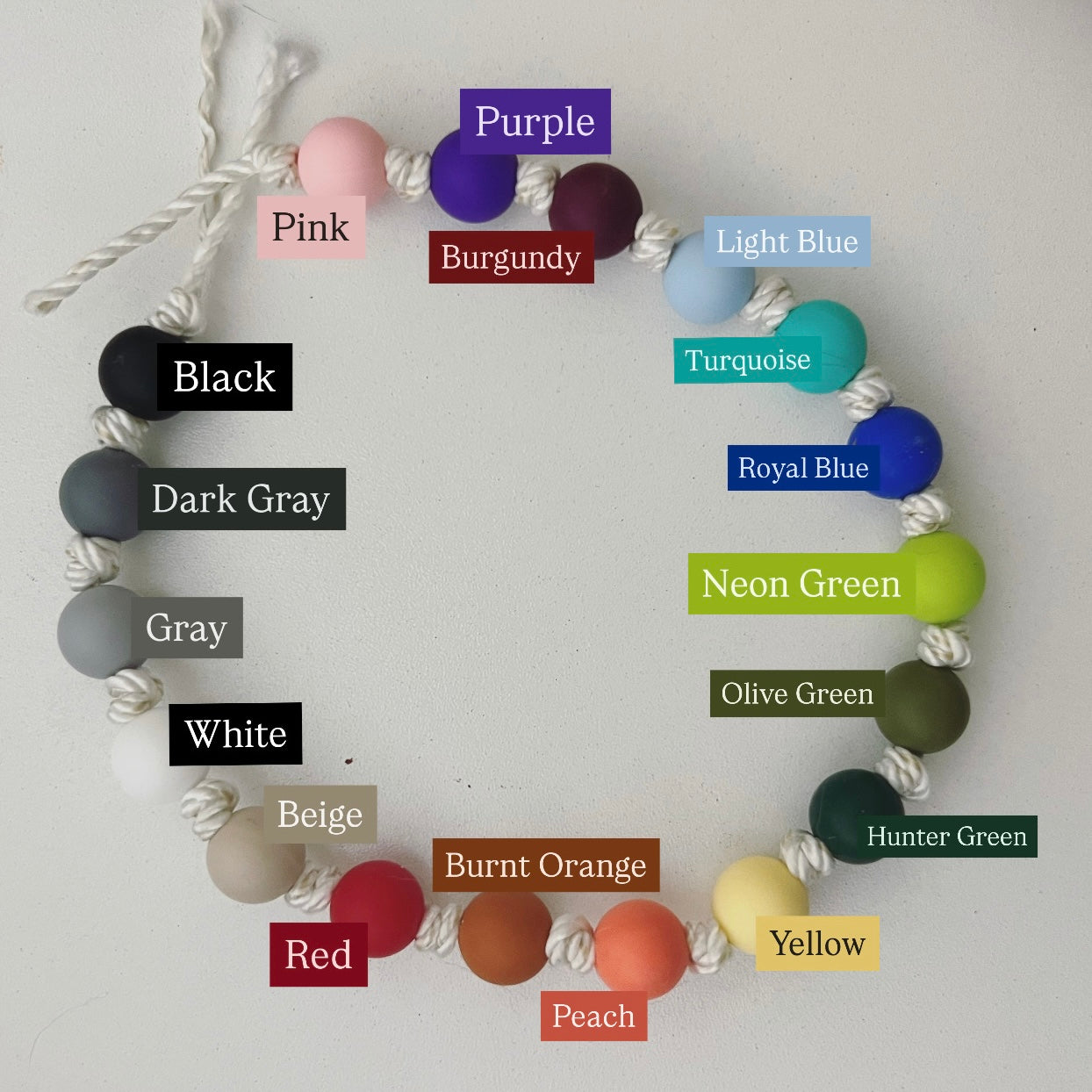 First Responder Twine Rosary Bracelet