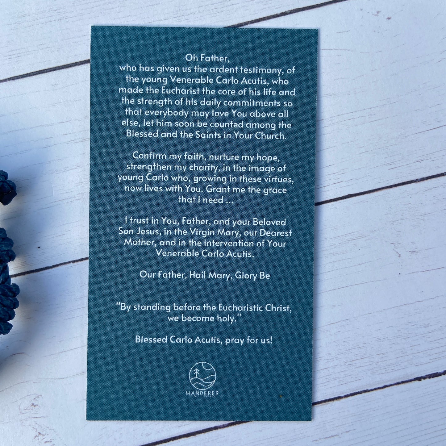 Blessed Carlo Acutis Special Edition Rosary Bracelet