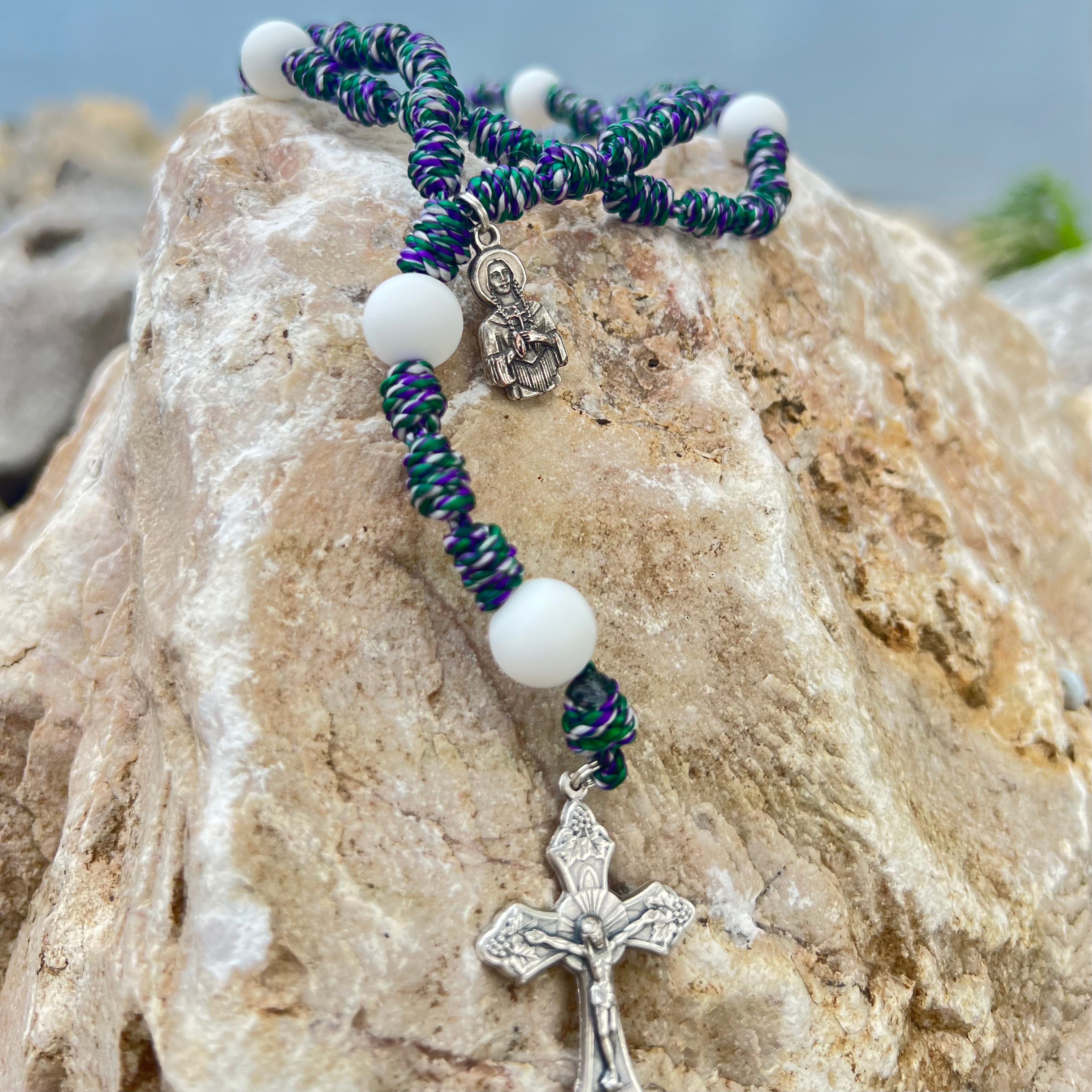 Twine Knotted Rosary -  Canada