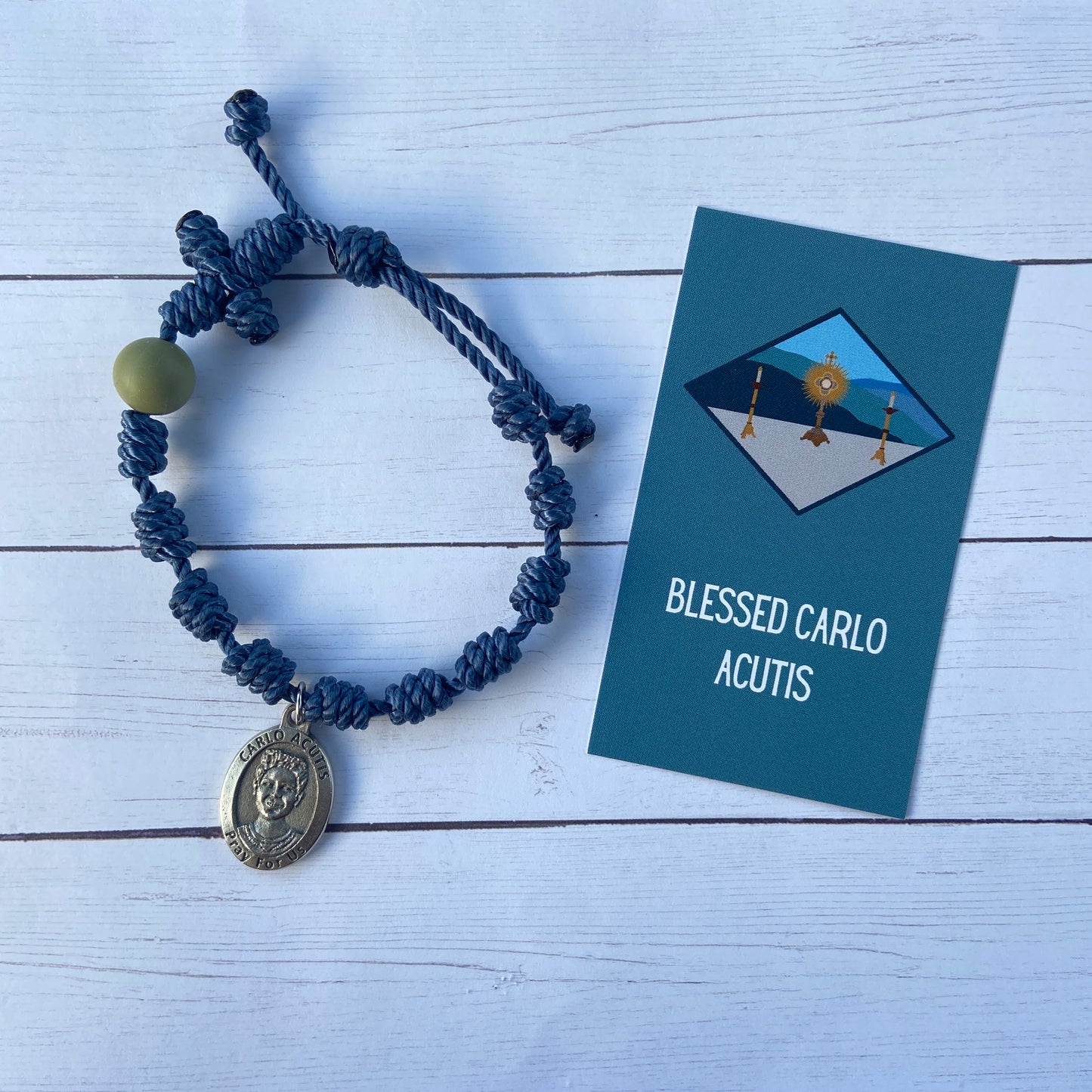 Blessed Carlo Acutis Special Edition Rosary Bracelet