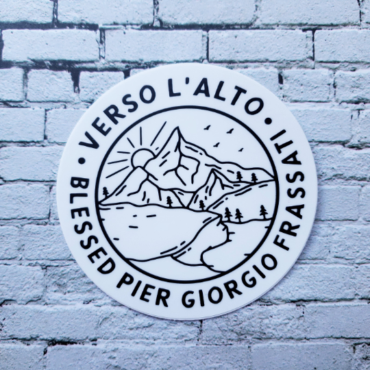 Verso L'alto Circle Sticker