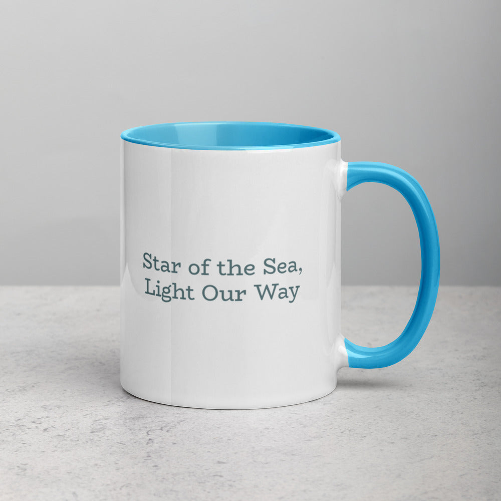 Stella Maris - Our Lady Star of the Sea Blue Mug | 11 oz