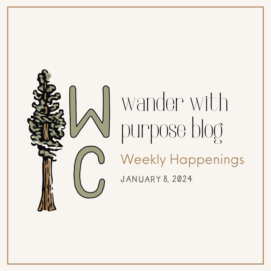 Weekly Happenings - January 8, 2024