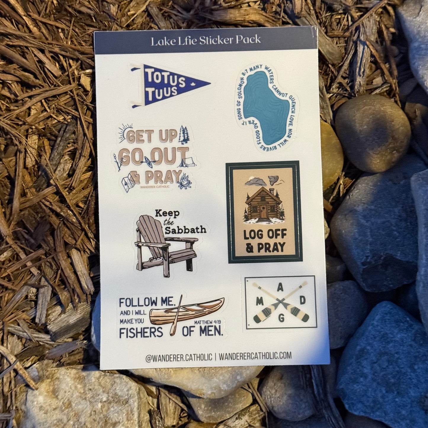 Lake Life | Catholic Stickers Pack
