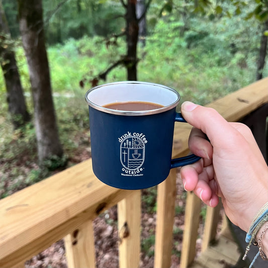 Drink Coffee Outside Camping Mug