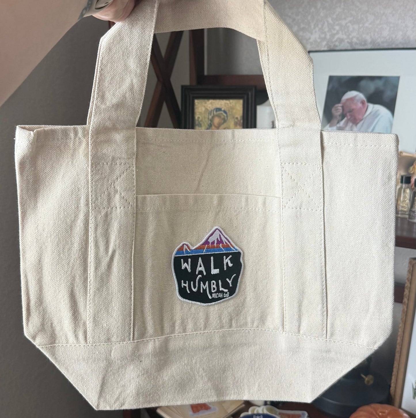 Walk Humbly Canvas Bag