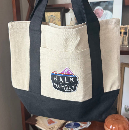 Walk Humbly Canvas Bag