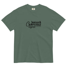 Load image into Gallery viewer, Jesus &amp; Campfires Heavyweight T-Shirt
