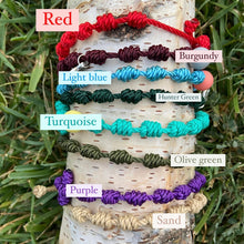 Load image into Gallery viewer, Armed Forces Twine Rosary Bracelet
