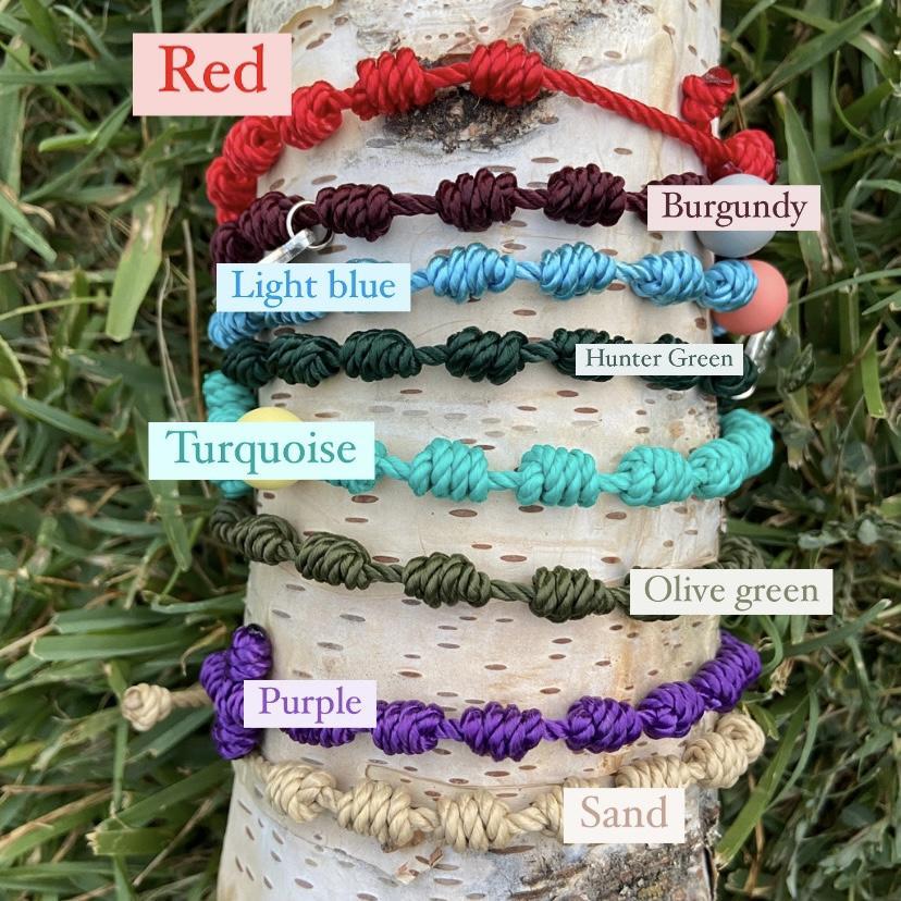 Saint Dymphna Twine Rosary Bracelet