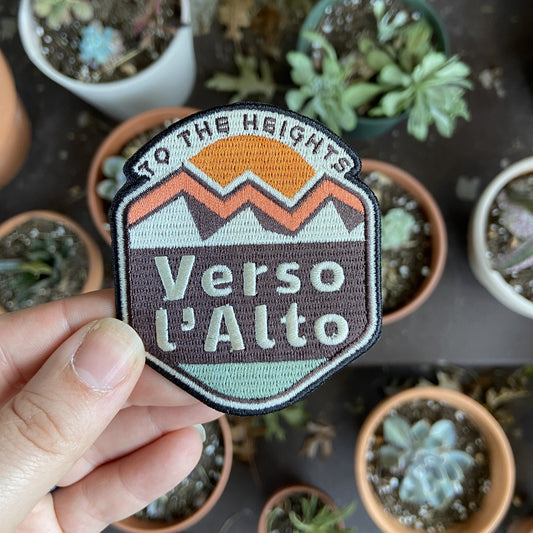 Verso l'Alto - Blessed Pier Giorgio Frassati Iron-On Patch