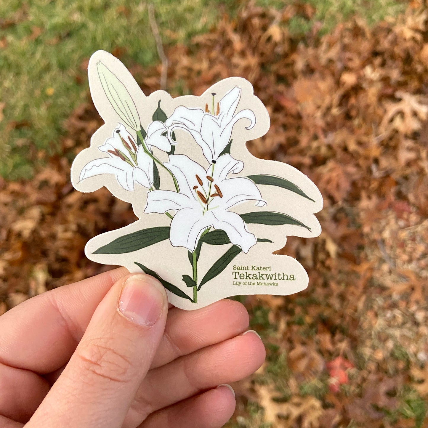 Saint Kateri Tekakwitha - Lily of the Mohawks | Catholic Stickers