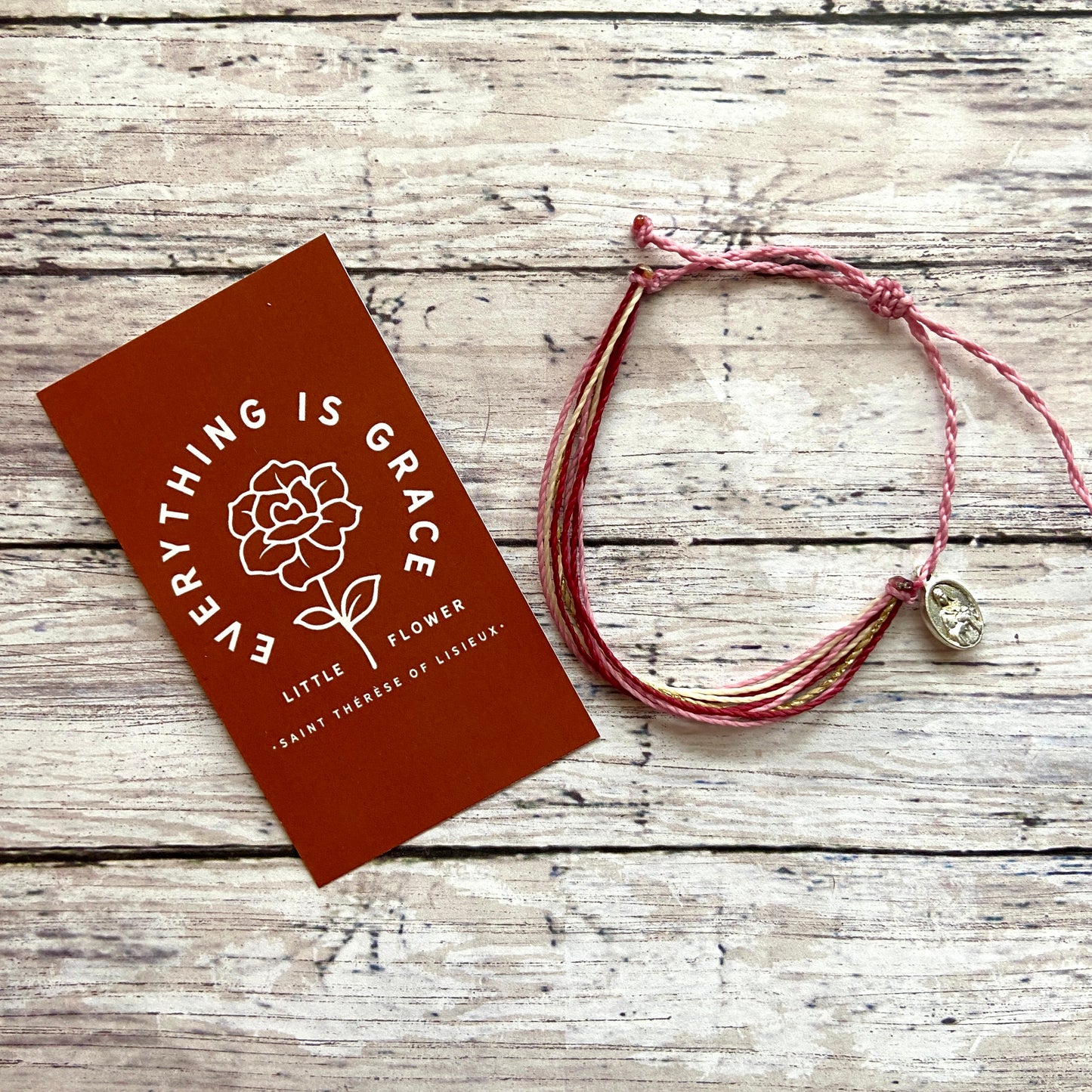 Wanderer Companion Bracelet | Saint Therese of Lisieux Little Flower