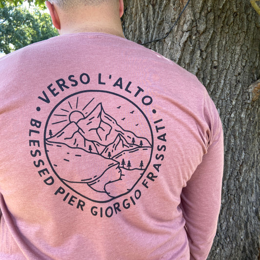 Verso L'Alto - Blessed Pier Giorgio Frassati Unisex Long Sleeve T-Shirt