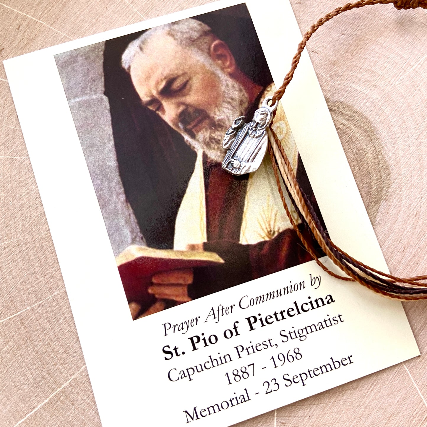 Wanderer Companion Bracelet | Saint Padre Pio