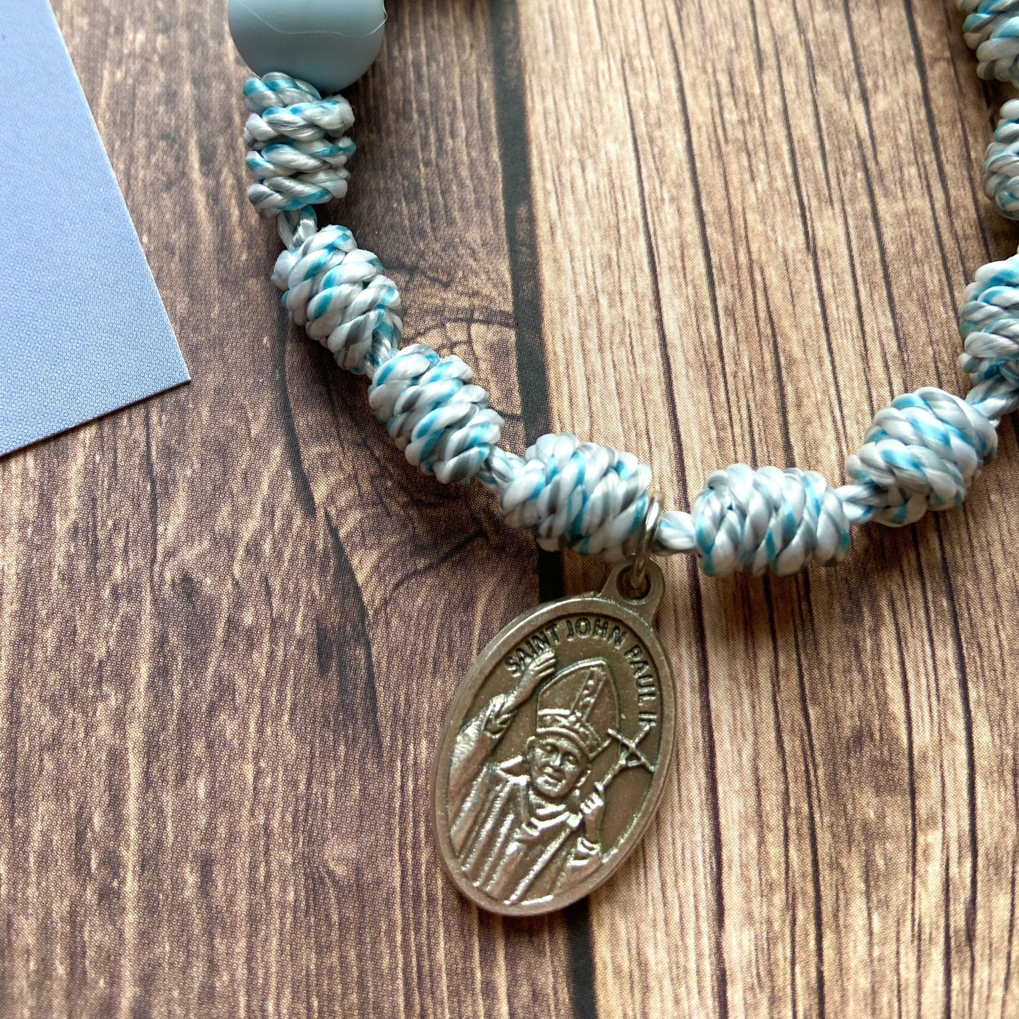 Saint John Paul II | Totus Tuus Special Edition Twine Rosary Bracelet