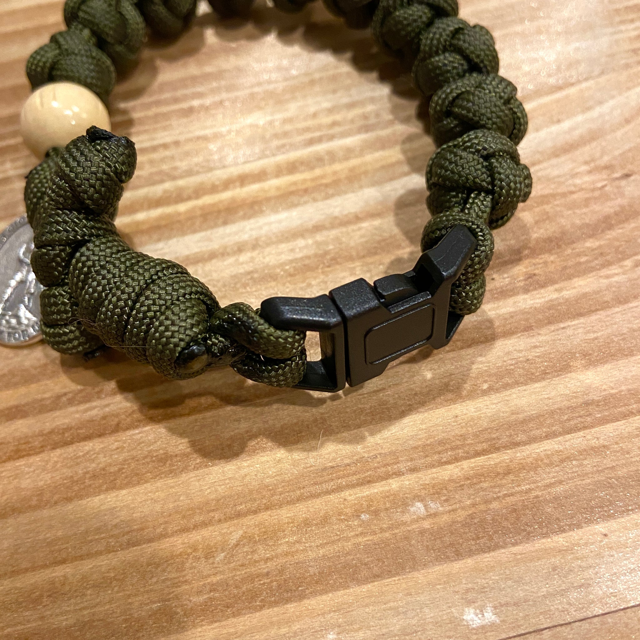 Paracord rosary bracelet Clearance