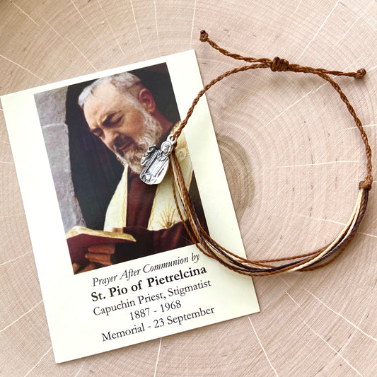 Wanderer Companion Bracelet | Saint Padre Pio