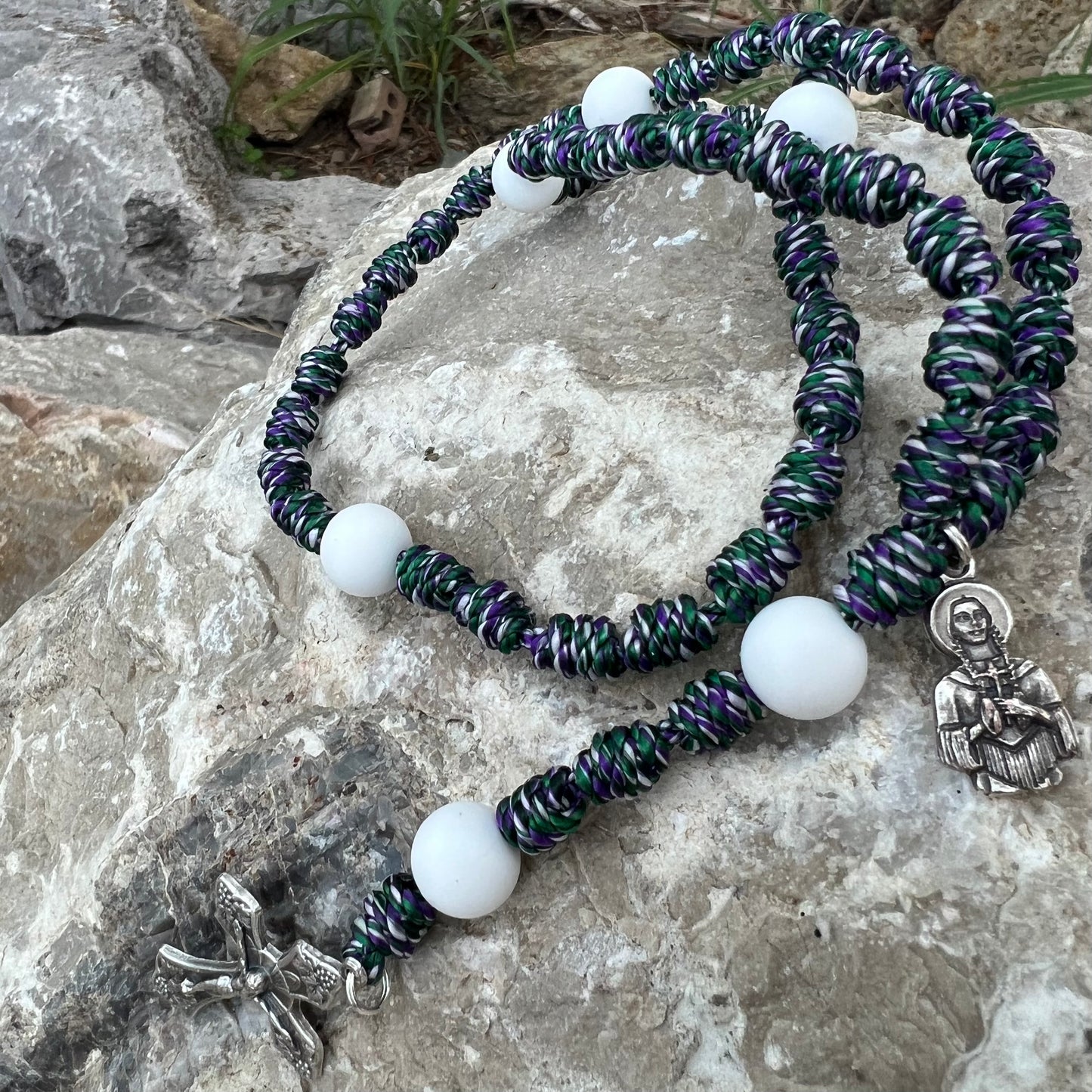 Adventurer Twine Rosary - Saint Kateri Tekakwitha