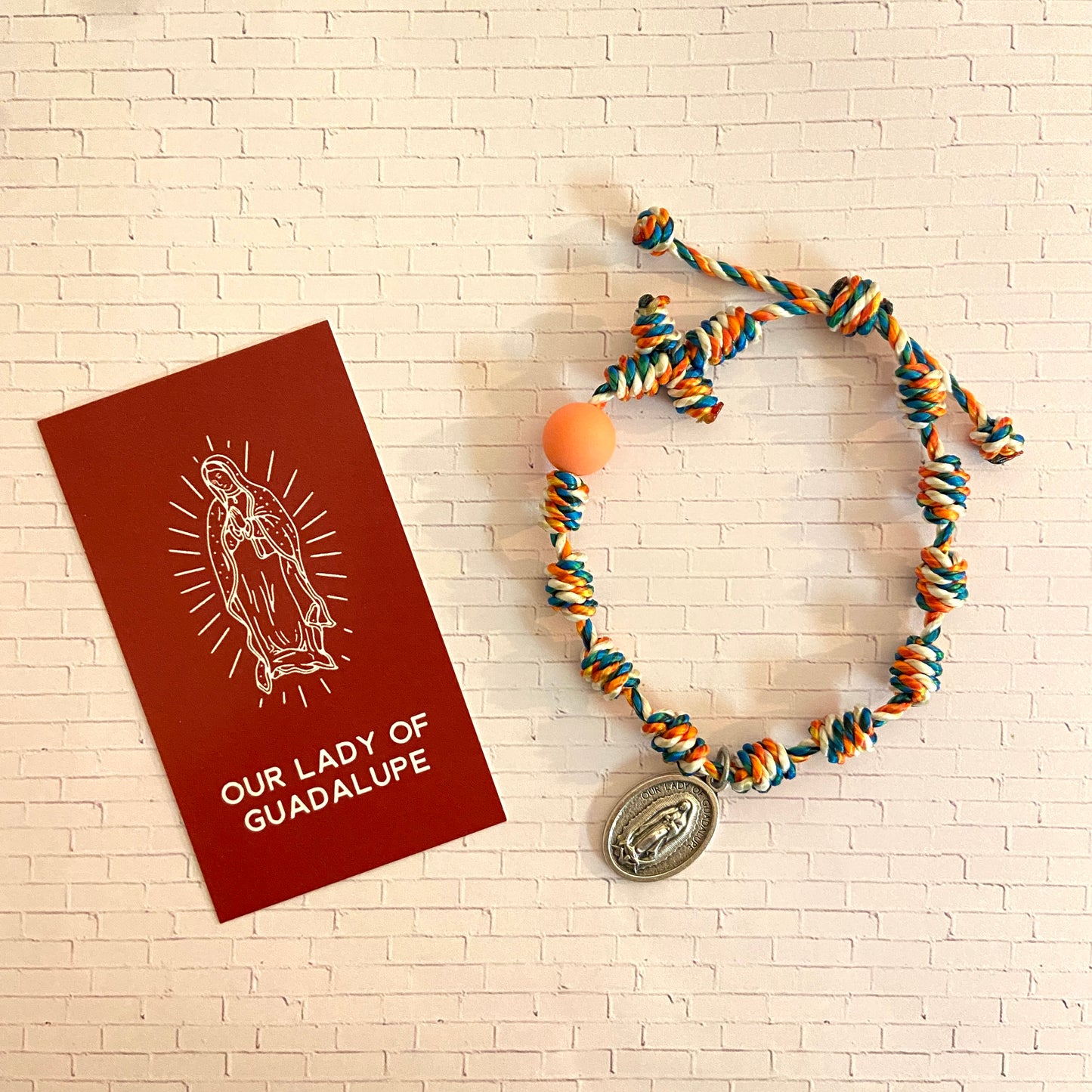 Our Lady of Guadalupe Special Edition Twine Rosary Bracelet