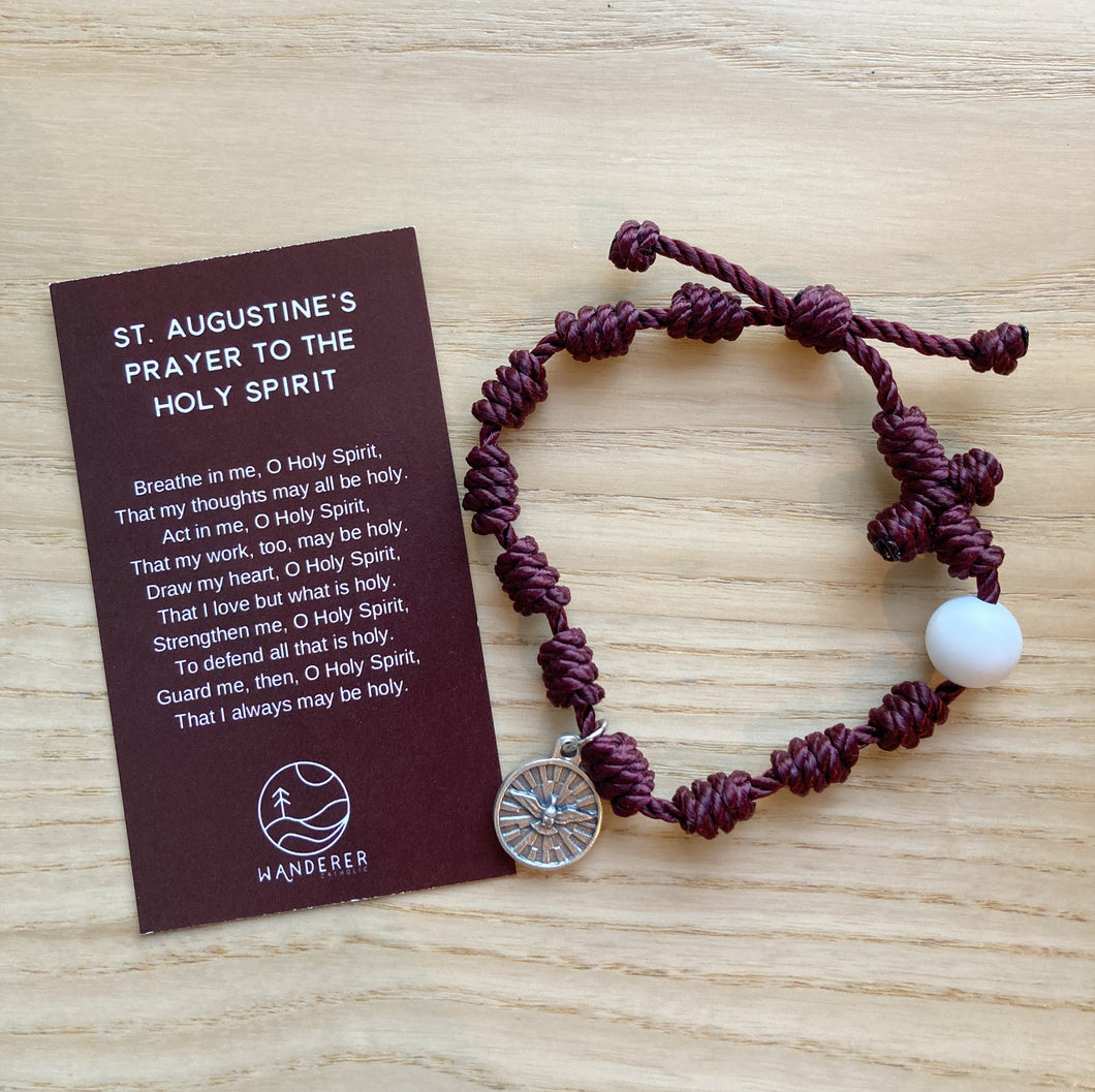 Come, Holy Spirit Special Edition Twine Rosary Bracelet