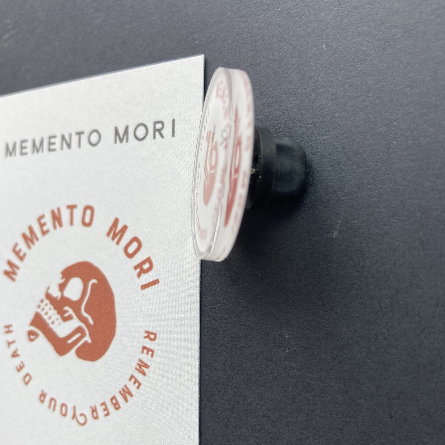 Memento Mori Acrylic Pin