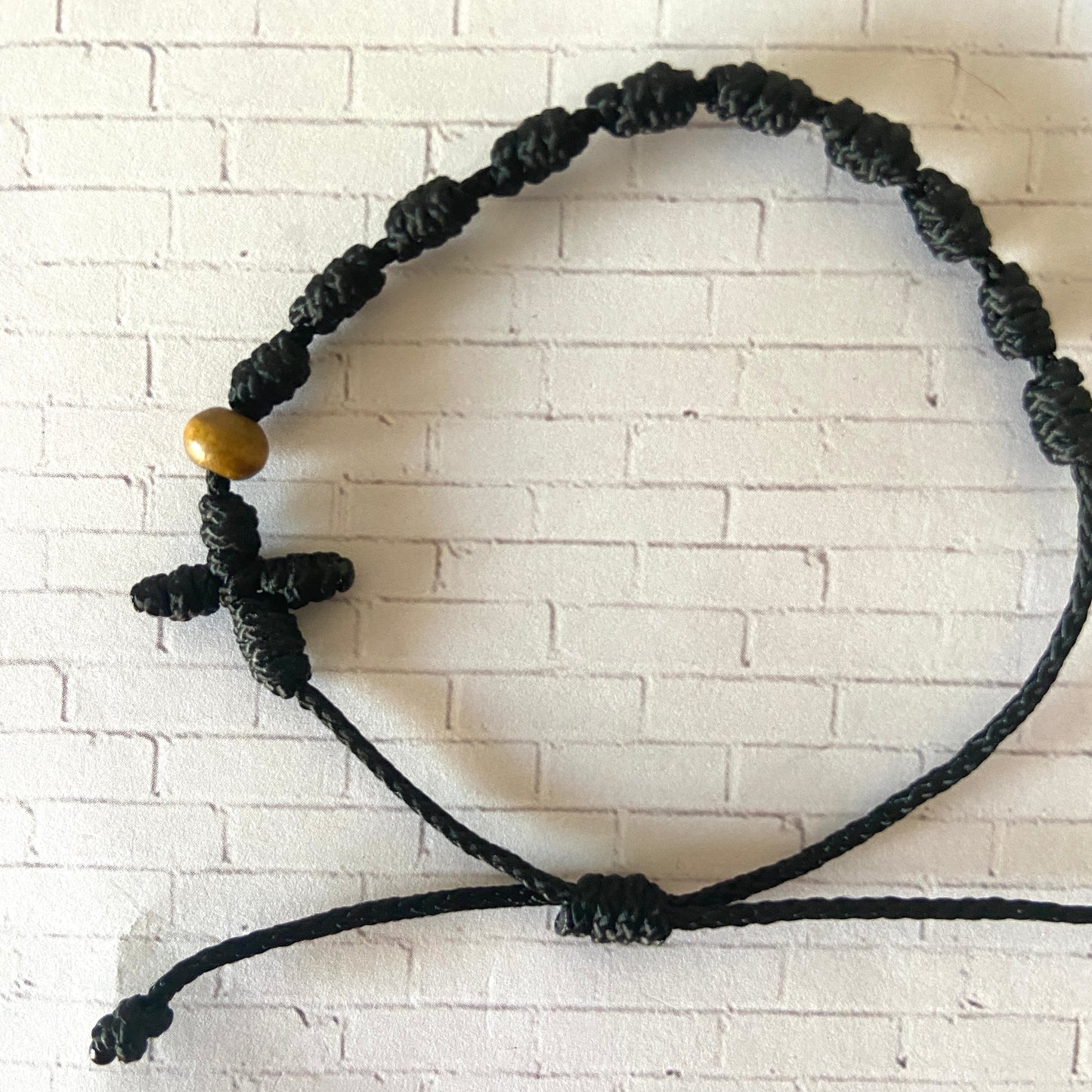 Micro Paracord Rosary Bracelet