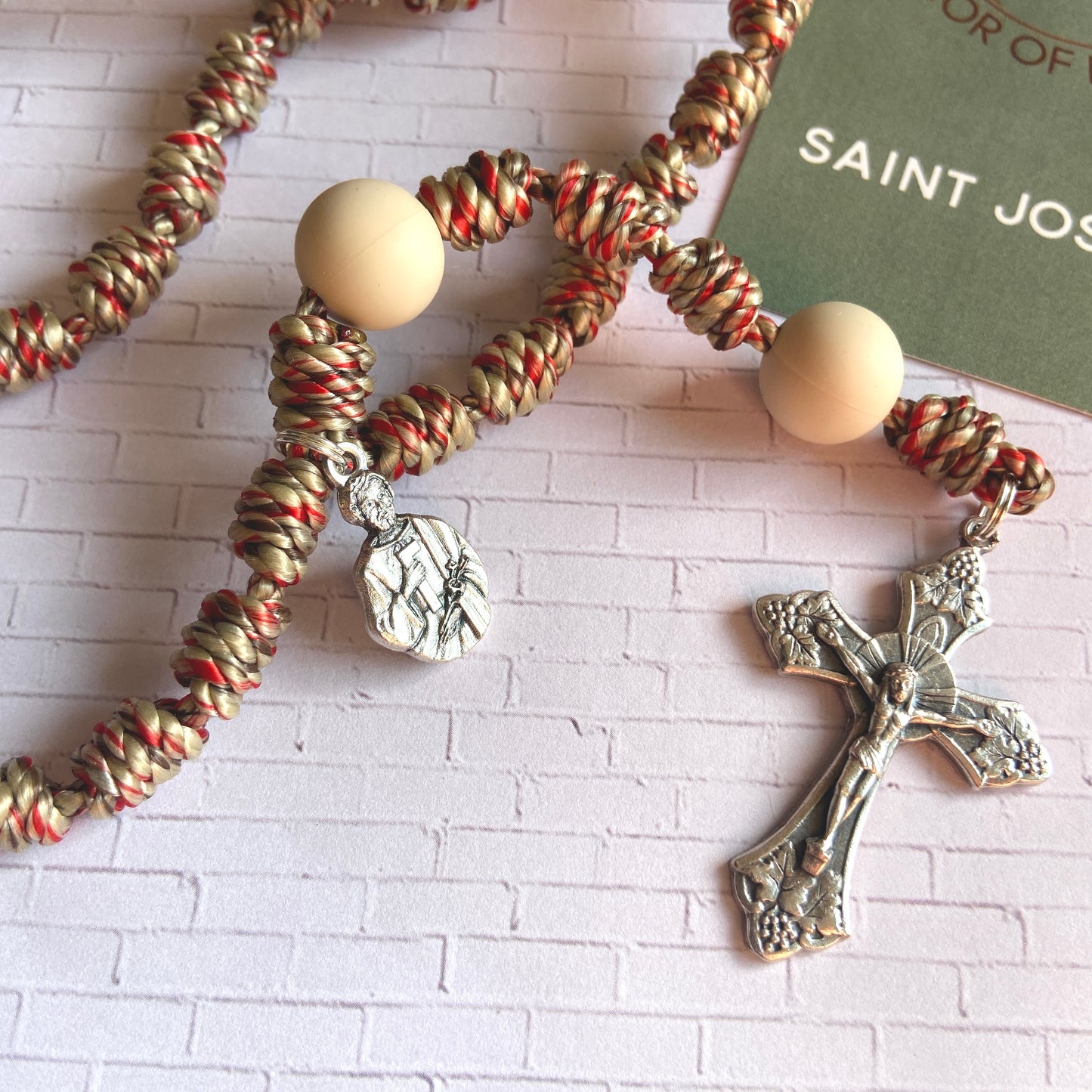 Adventurer Twine Rosary - Saint Joseph