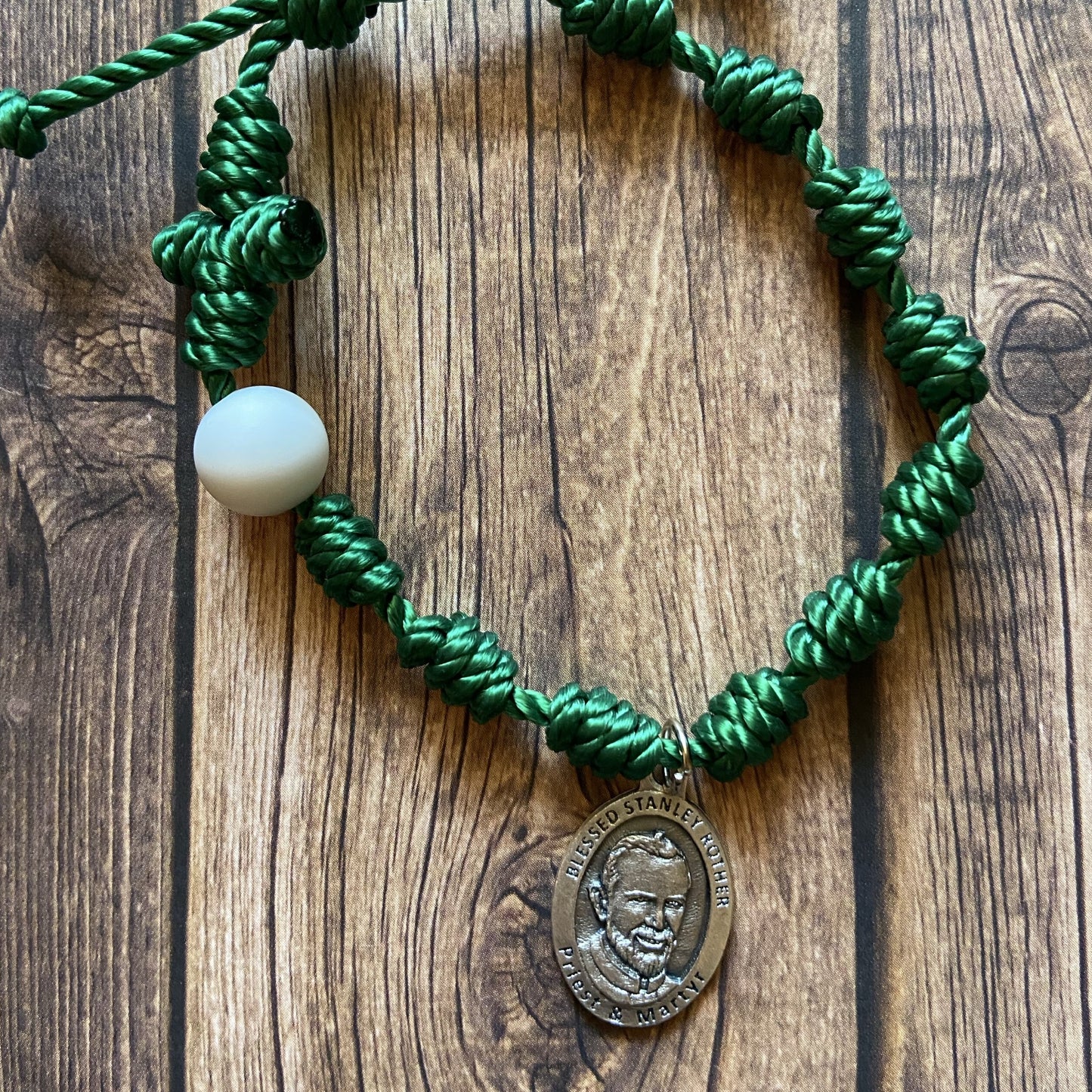 Blessed Stanley Rother Twine Rosary Bracelet