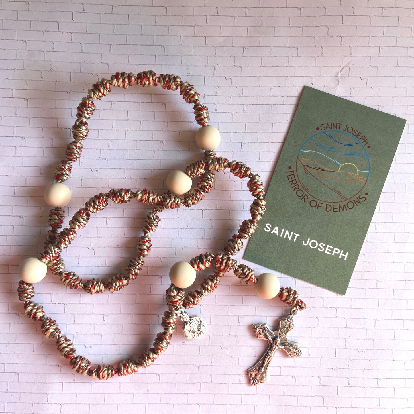 Adventurer Twine Rosary - Saint Joseph