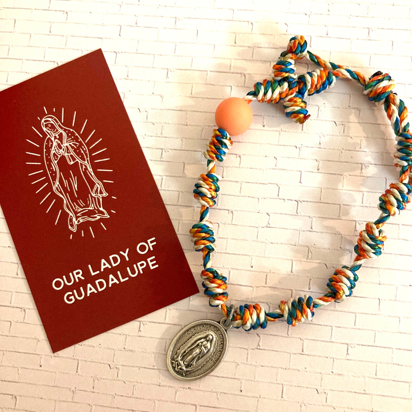 Our Lady of Guadalupe Special Edition Twine Rosary Bracelet