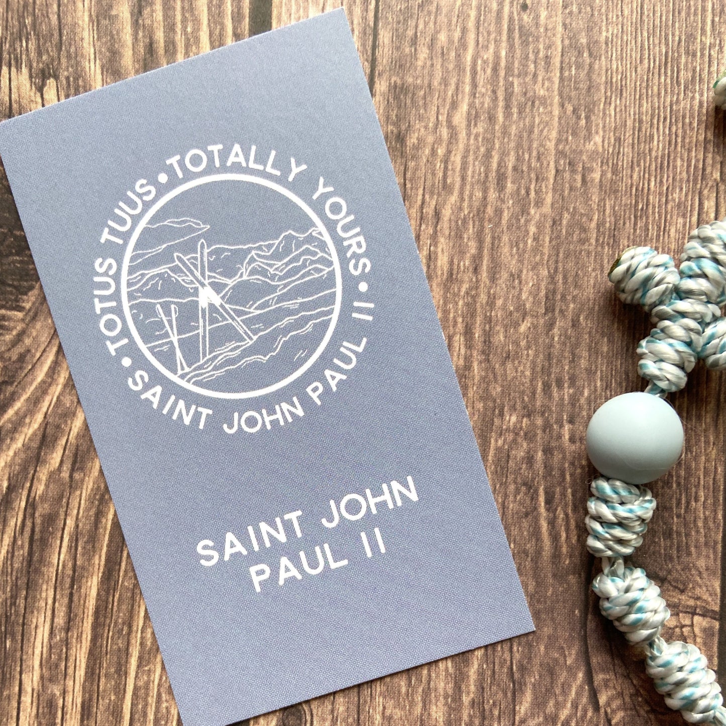 Saint John Paul II | Totus Tuus Special Edition Twine Rosary Bracelet