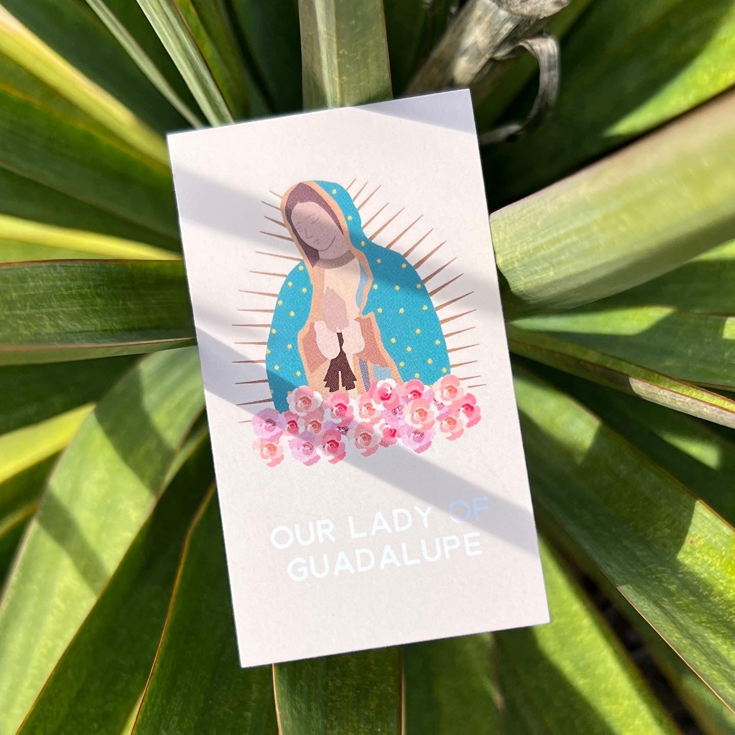 Our Lady of Guadalupe Prayer Card