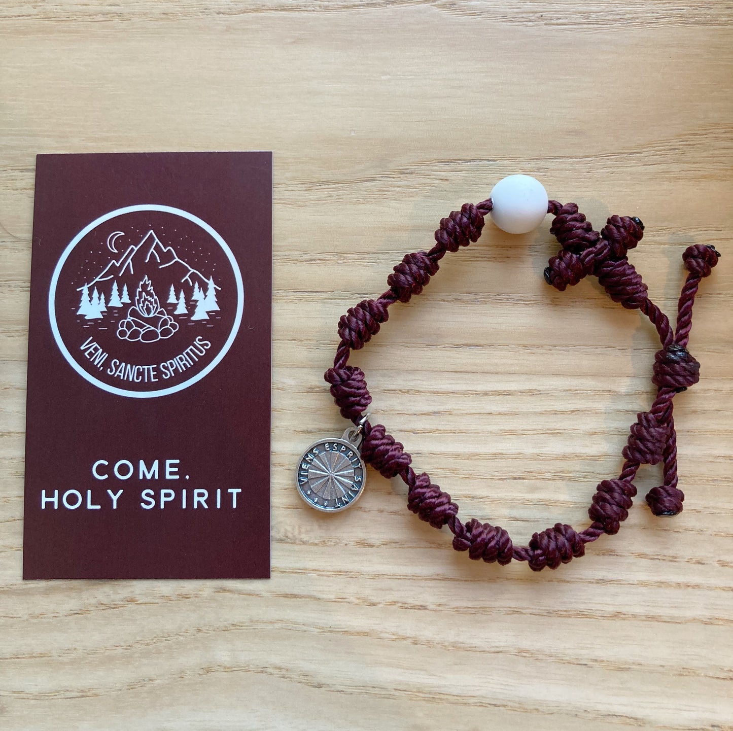 Come, Holy Spirit Special Edition Twine Rosary Bracelet