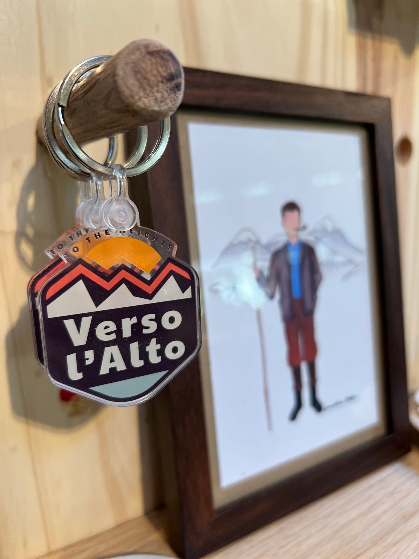 Verso l'Alto Keychain