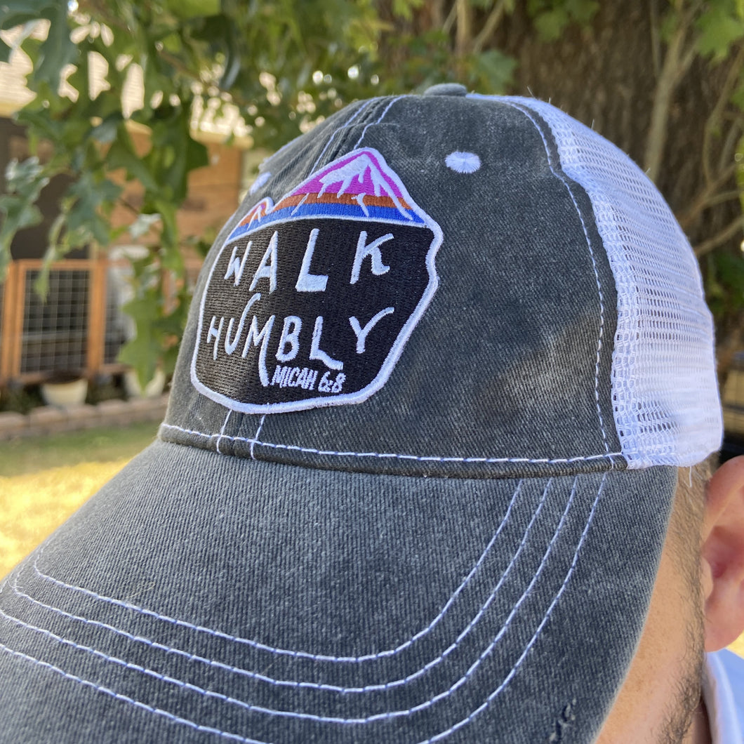 Walk Humbly - Micah 6:8 Distressed Hat