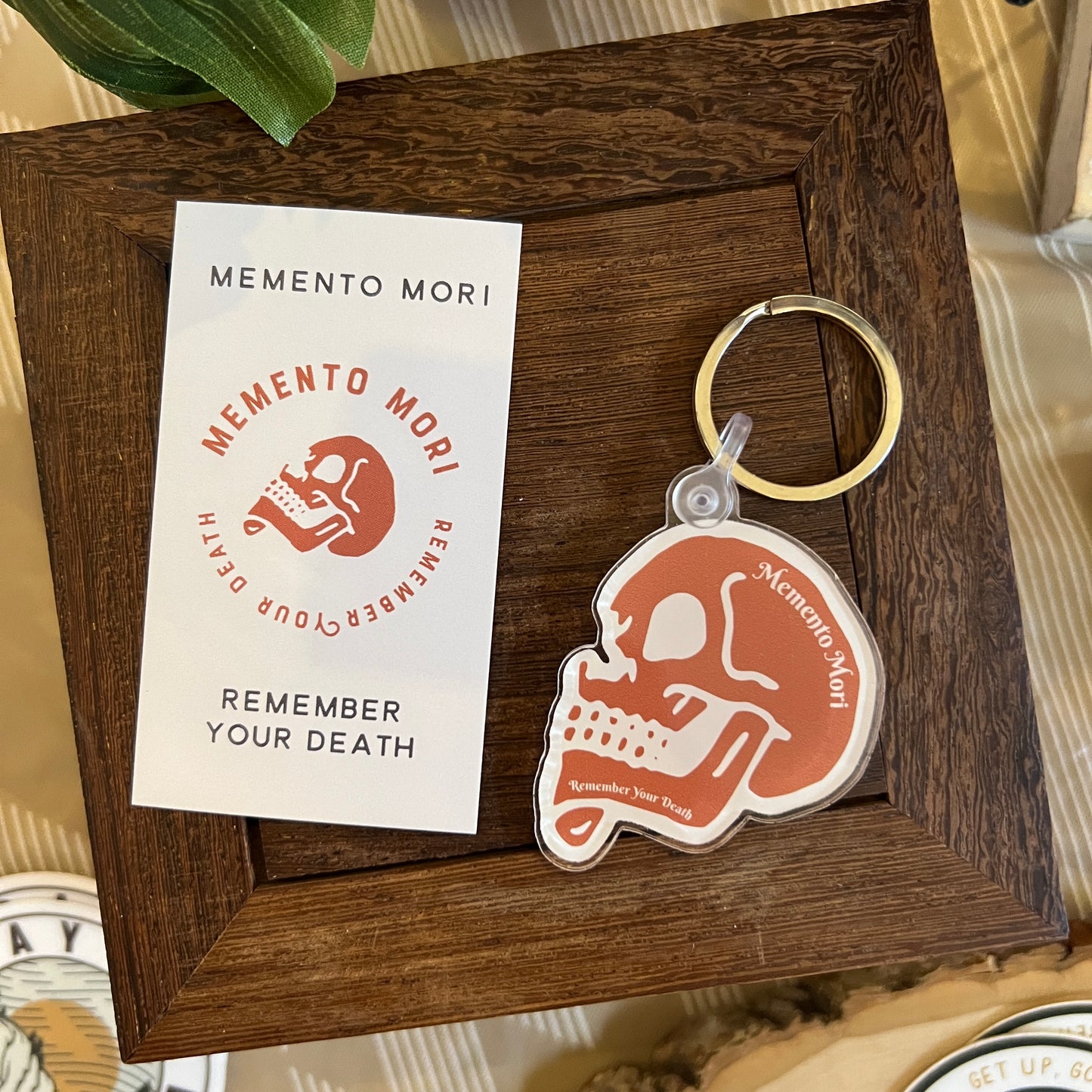 Memento Mori Keychain