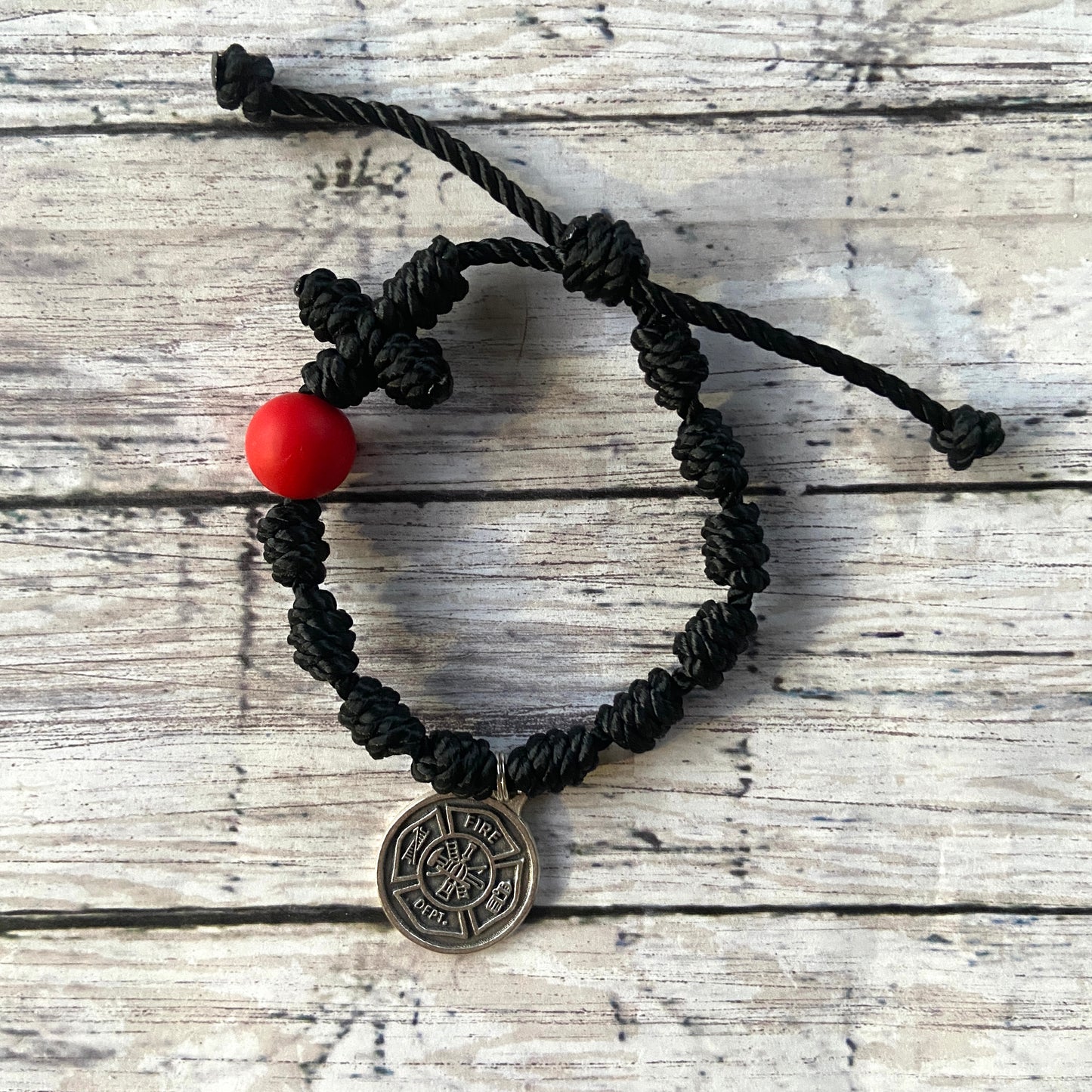 First Responder Twine Rosary Bracelet