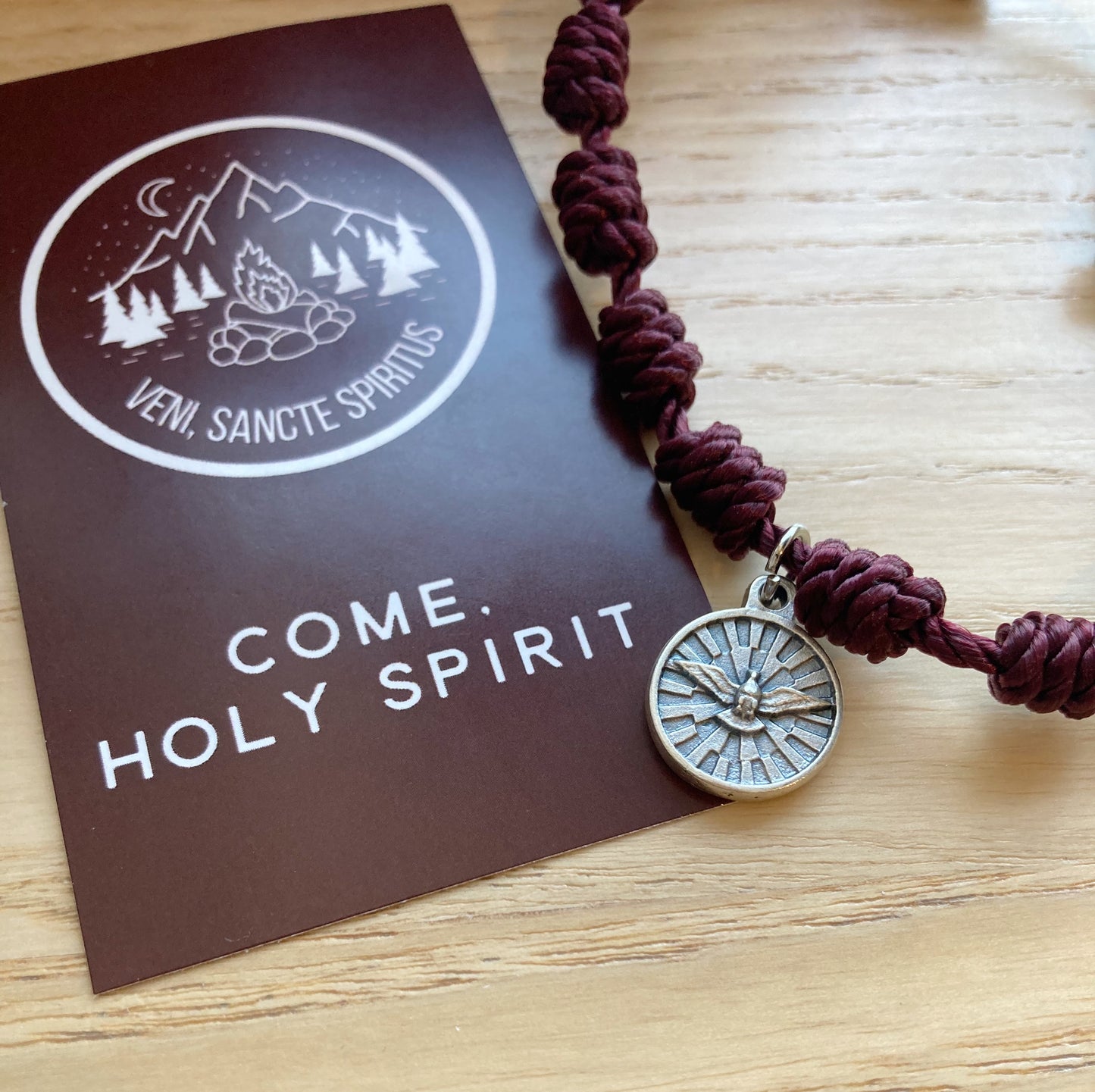 Come, Holy Spirit Special Edition Twine Rosary Bracelet