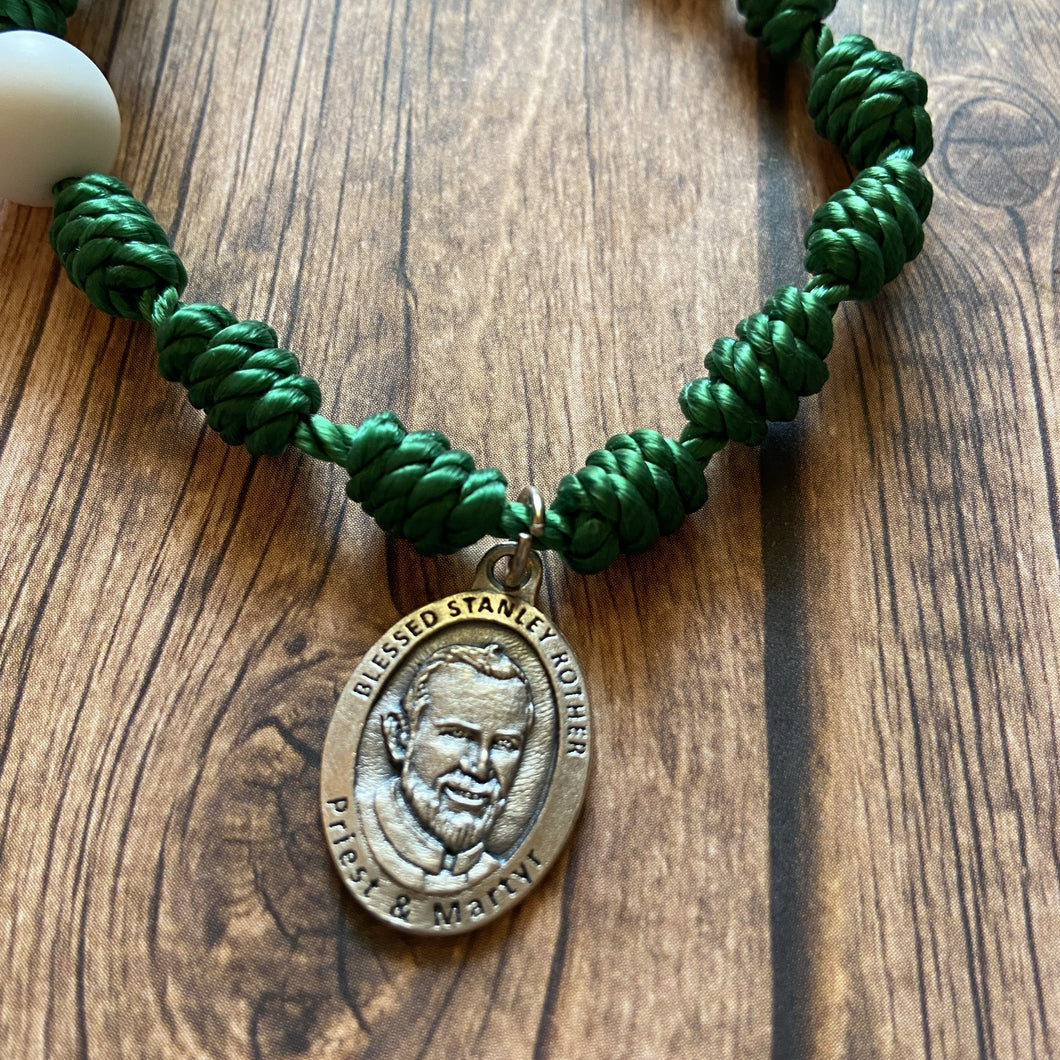 Blessed Stanley Rother Twine Rosary Bracelet