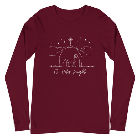 O' Holy Night Long Sleeve Tee