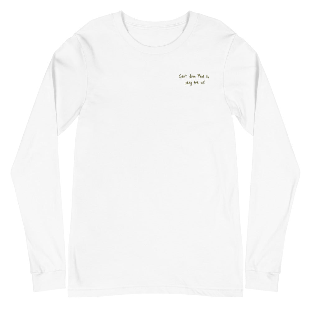 Wonderful Adventure - Saint John Paul II Long Sleeve T-shirt