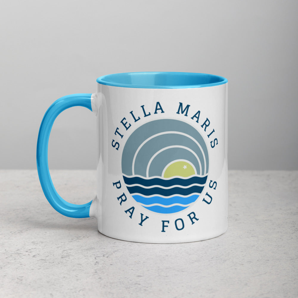 Stella Maris - Our Lady Star of the Sea Blue Mug | 11 oz