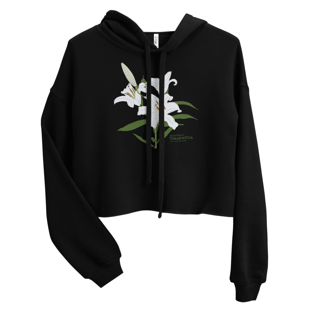 Saint Kateri Tekakwitha Women's Cropped Hoodie