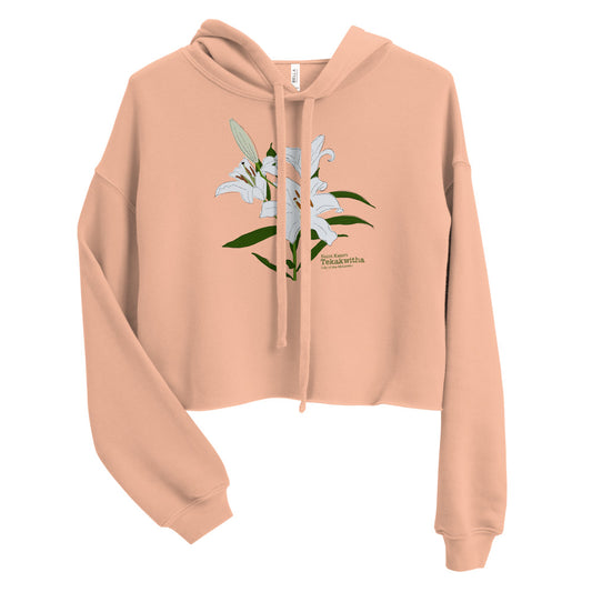 Saint Kateri Tekakwitha Women's Cropped Hoodie